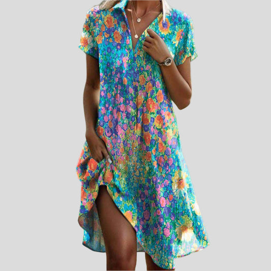 Liora | Robe d'Été Boho avec Détails Romantiques