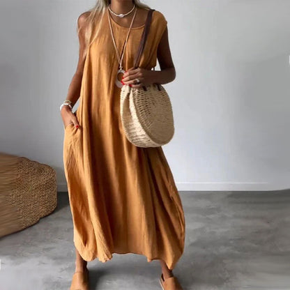 Esme - Robe Midi Sans Manches