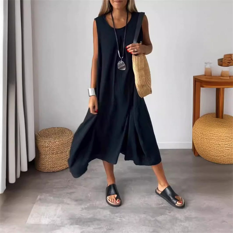 Esme - Robe Midi Sans Manches