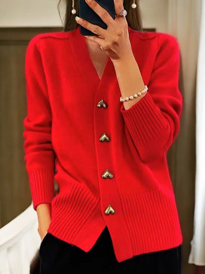 Amy | Cardigan en Tricot Élégant