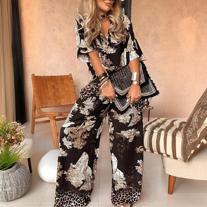 BIANCA – ENSEMBLE DE DEUX PIÈCES LUXE IMPRIMÉ