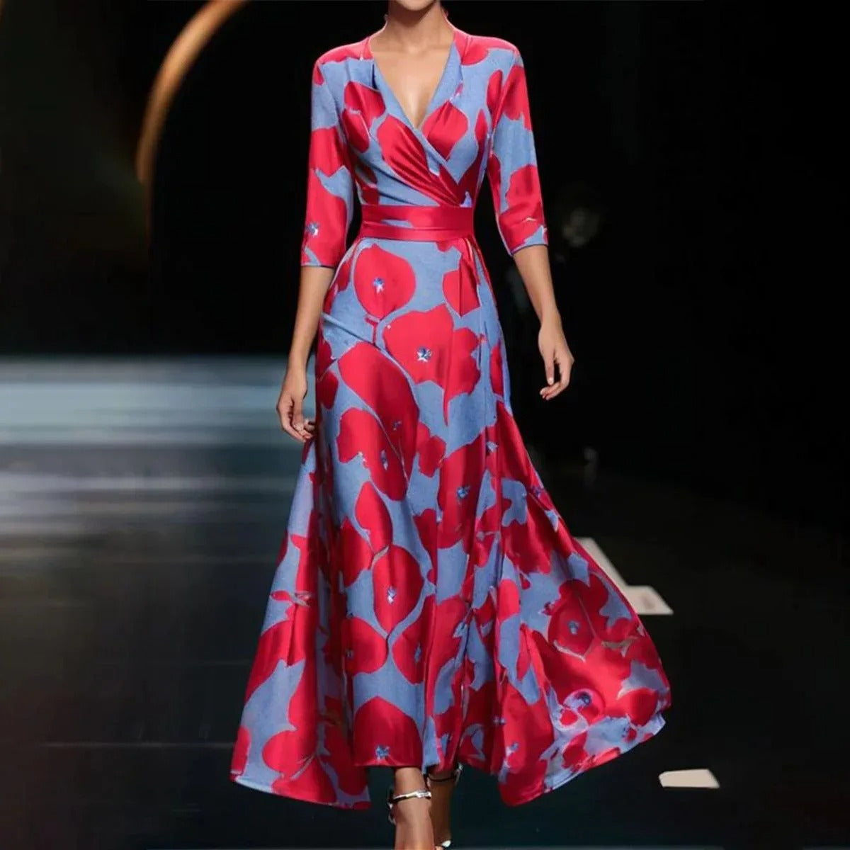 Yssa - Robe Florale Élégante
