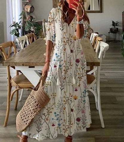 Diana - Robe Boho avec Couverture du Ventre